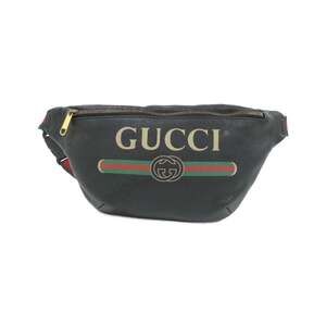 GUCCI Authentic Black Fanny Pack